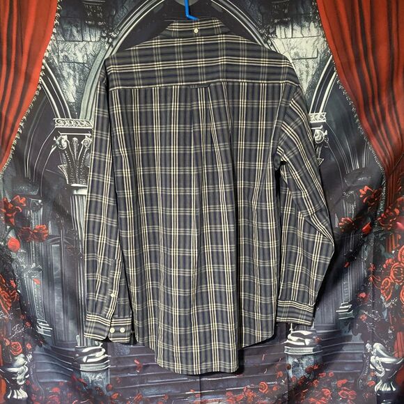 Vintage Ben Sherman Plaid Long Sleeve Casual Button Down Men's Shirt Medium - Picture 4 of 8